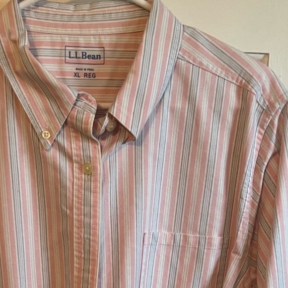 LL Bean Long Sleeve Button Shirt - Picture 1 of 1